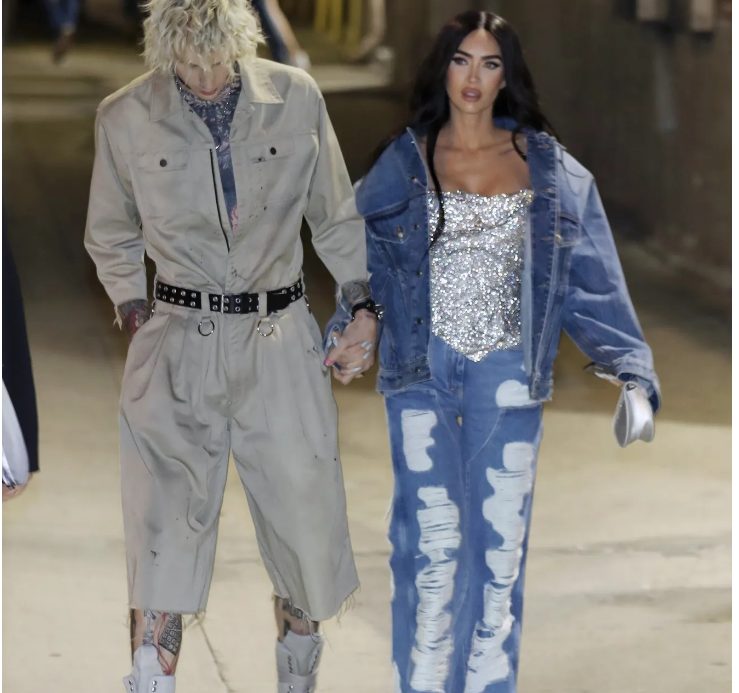 “The most modish couple of the year”: the gorgeous Megan Fox and her fiancé were captured by paparazzi