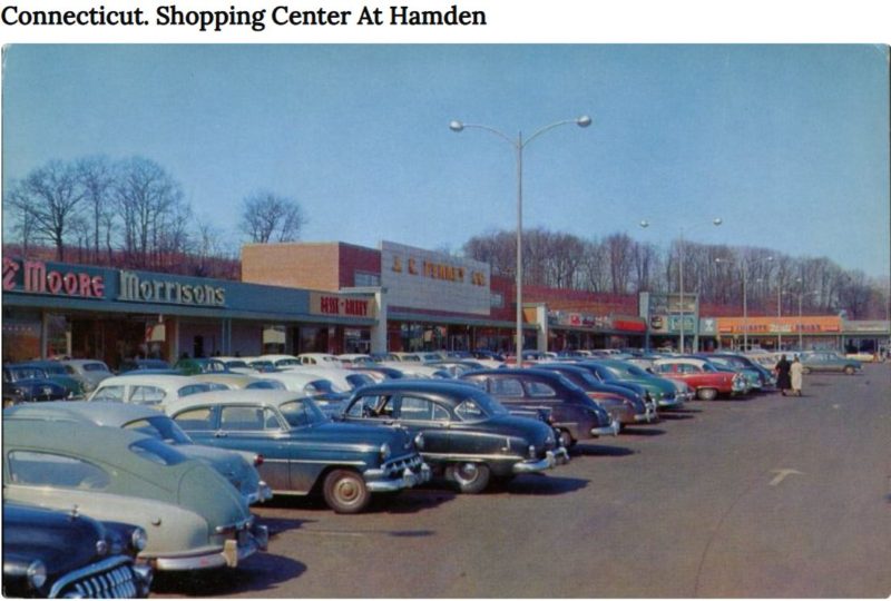 A historical look at the mid-20th century: how the US vintage shopping malls actually looked like