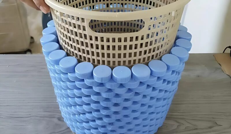 Turning Plastic Bottle Caps into a Unique Home Accessory – Check Out What My Sister Created!