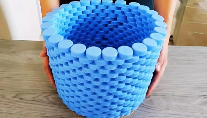 Turning Plastic Bottle Caps into a Unique Home Accessory – Check Out What My Sister Created!