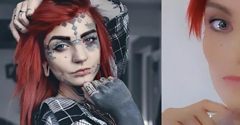She hid her tattoos for the first time in years—even her own child didn't recognize her