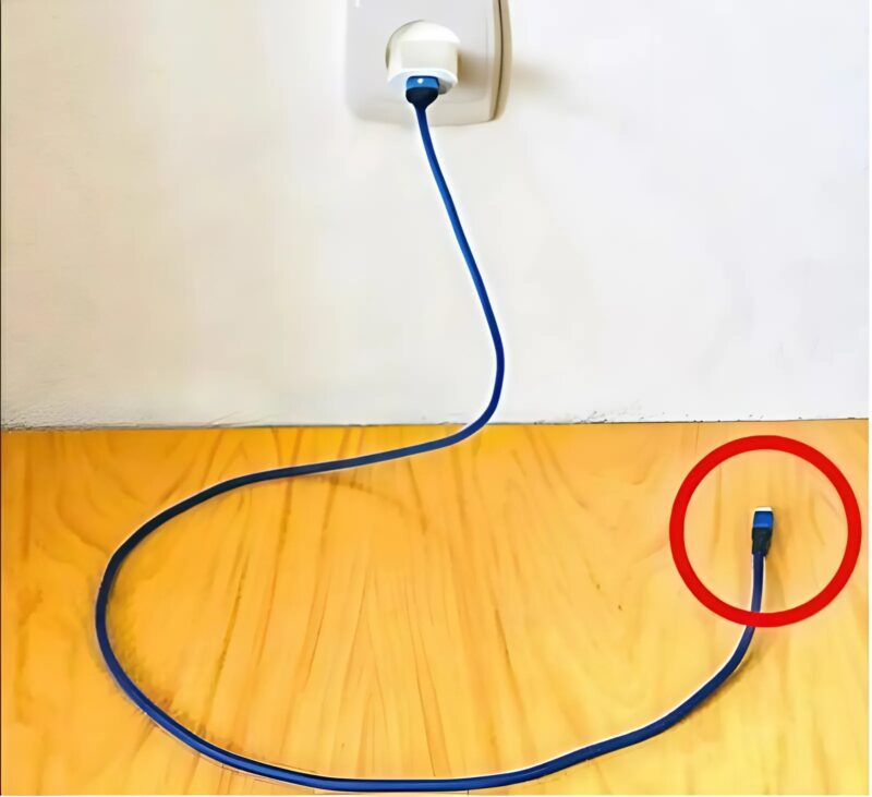 Never leave your charger plugged in when not in use! Do you often walk past your plugged-in charger without even noticing it