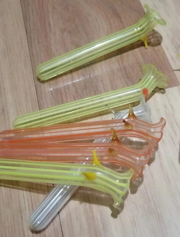 At first I thought they were some weird plastic sticks — maybe cocktail accessories?