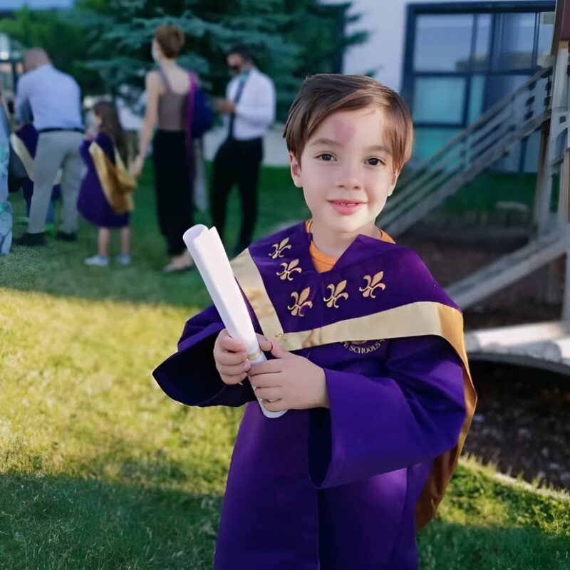 When this boy was born his parents immediately noticed something unusual on his forehead