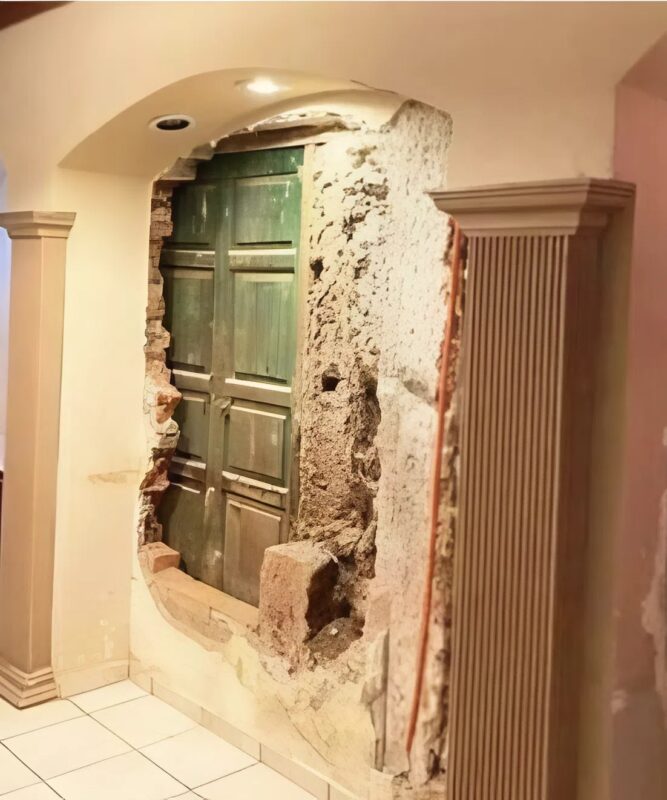 After purchasing the house the new owners made an unexpected discovery