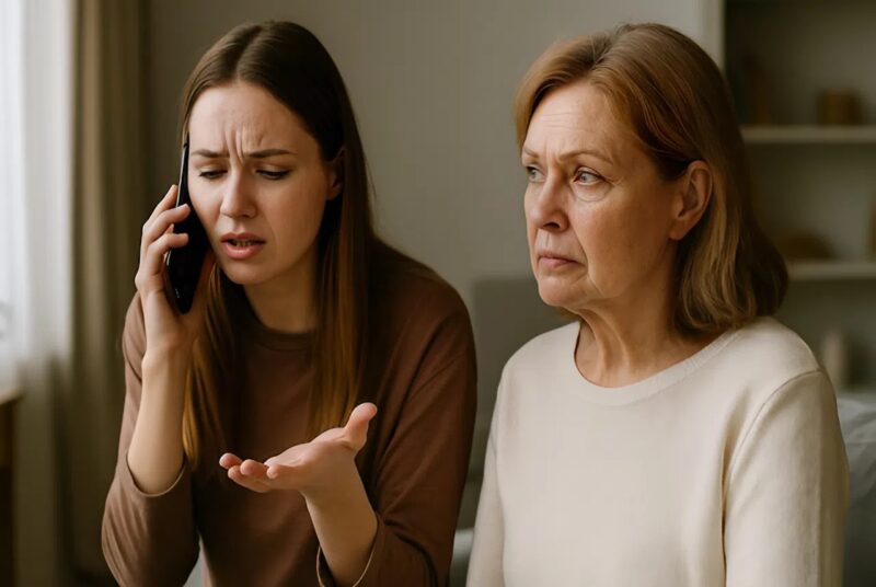 Mom could you help us a bit with some financial support to sort out housing matters?