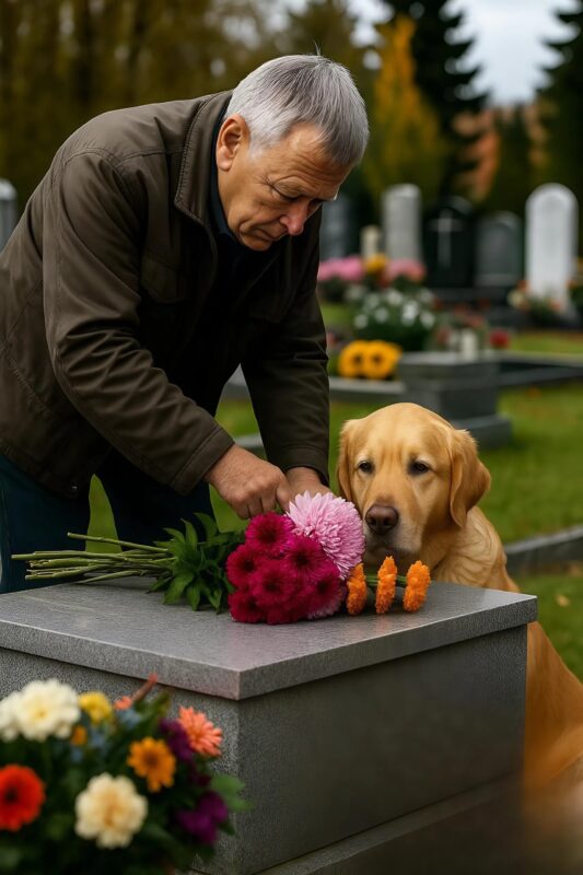 Edward hadn’t been to the cemetery in a long time: Age leg pain loneliness