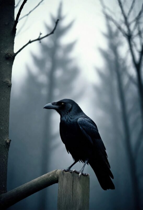 Every morning the crow came to my window for bread crumbs։ But one day it began furiously pecking at the glass․․․