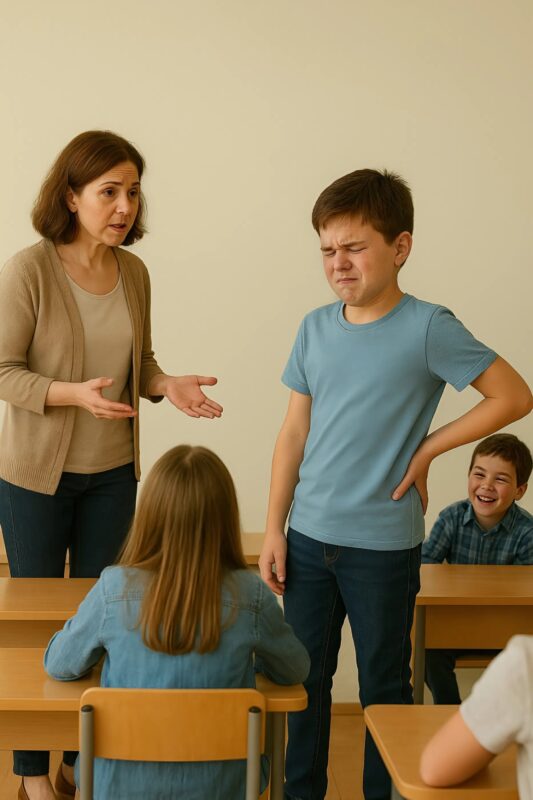 At first I thought he was simply disrupting the lesson and didn’t want to listen to me․․․