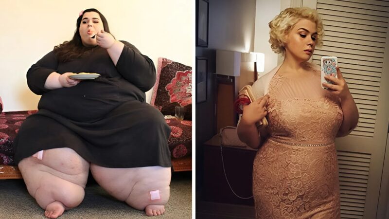 She reached a critical weight of around 300 kg but managed to lose 200 kg