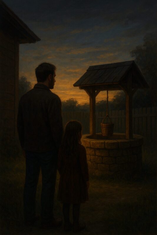 Everything seemed perfect until strange sounds resembling crying began to come from the old well at night
