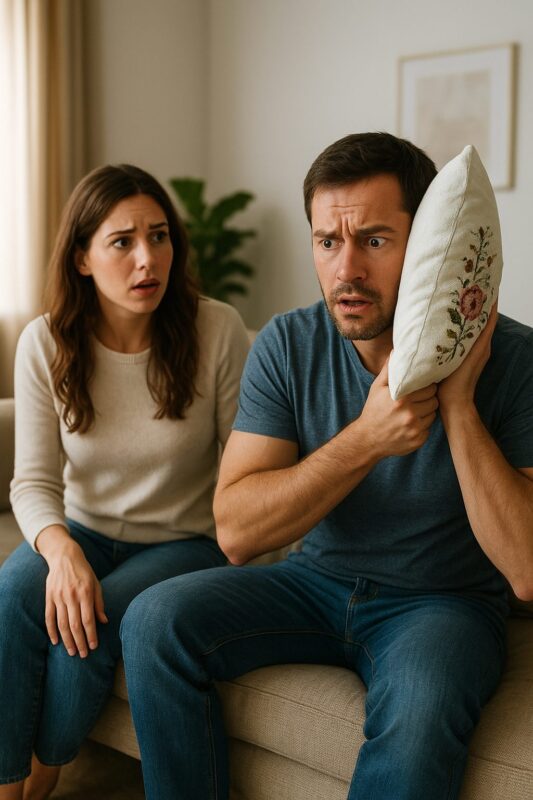 My father-in-law gave me a pillow for our wedding anniversary — and I was stunned when my husband revealed his true intentions