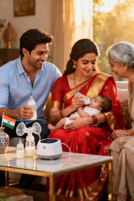 A month ago, my daughter was born… and I found out that every night my husband secretly took my breast milk and carried it to his mother’s house