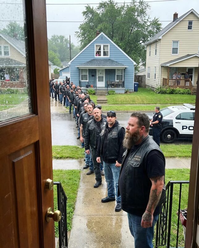 At my husband’s memorial service, I was standing by the coffin, not feeling the ground beneath my feet, when the door suddenly burst open and our neighbor rushed into the house. “Anna, come outside quickly… something strange is happening.”