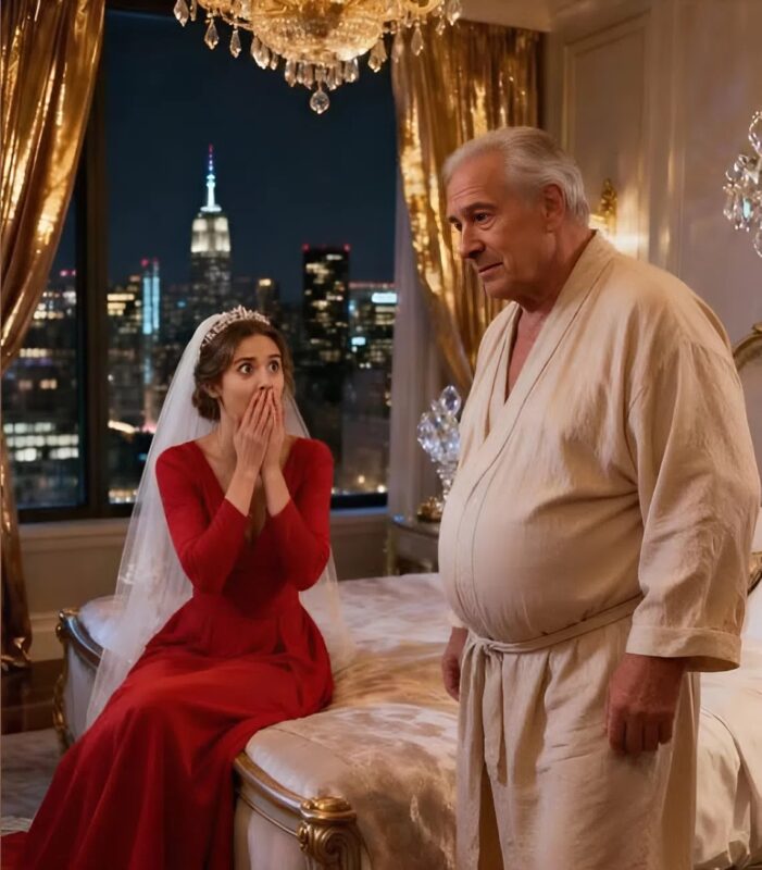 Her father sold her to a disgusting oligarch as if she were merchandise to cover his debt, but already on their first wedding night an unexpected, horrifying scream from the millionaire himself echoed through the corridors of the mansion