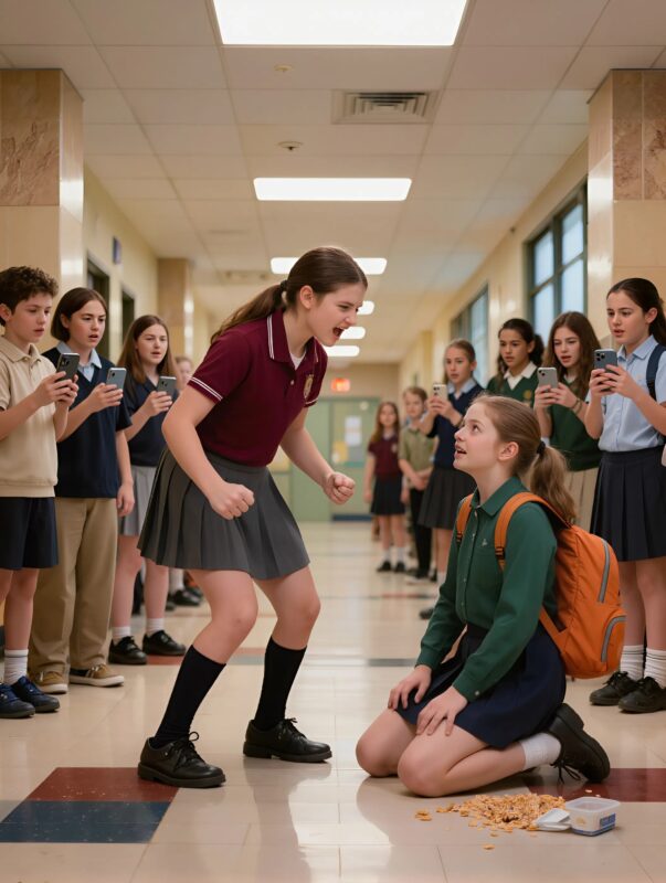 She humiliated her in front of the entire school for being poor, not even suspecting what secret this quiet girl was hiding