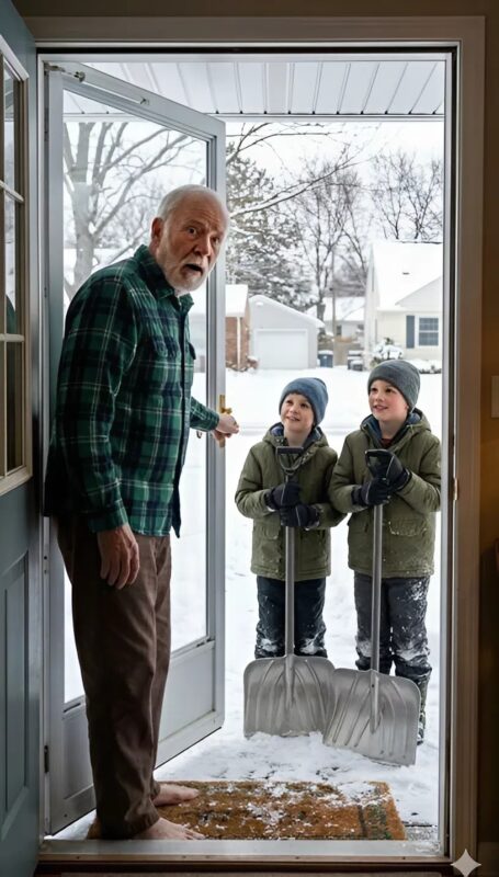 I allowed two boys to clear fifteen centimeters of icy snow for just twenty dollars, thinking they were simply trying to earn a little money, but when I learned the real reason they needed the money, I without hesitation brought out everything I had at home…