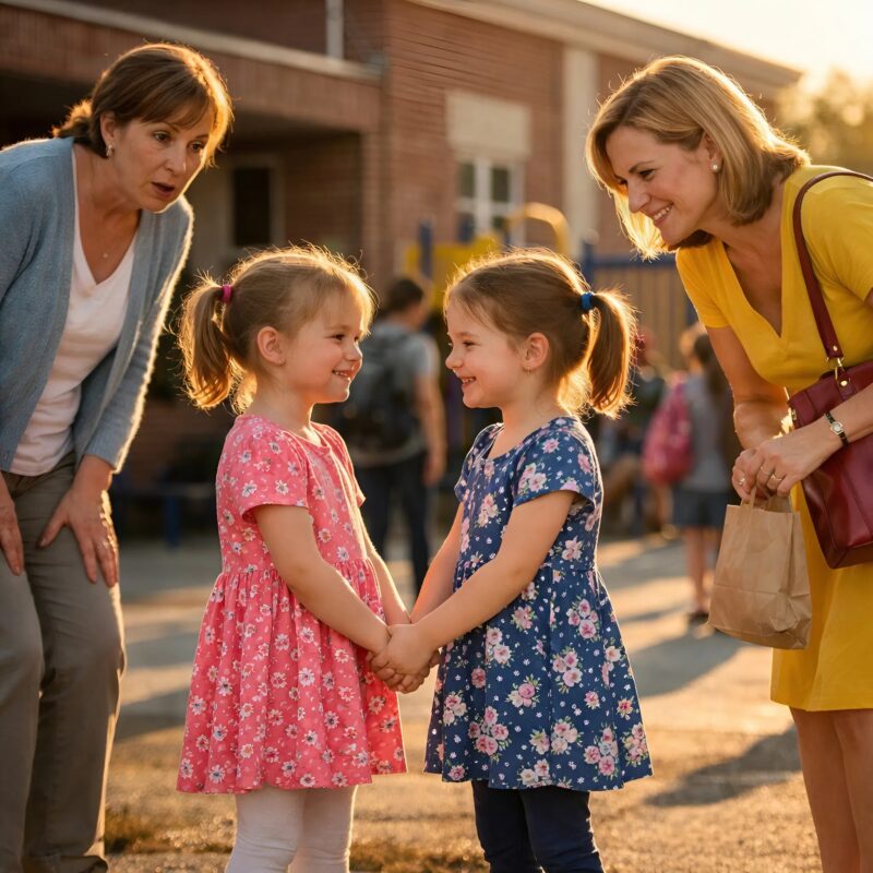Every day my daughter came home from school and repeated: “At the teacher’s house there is a child who looks exactly like me.”