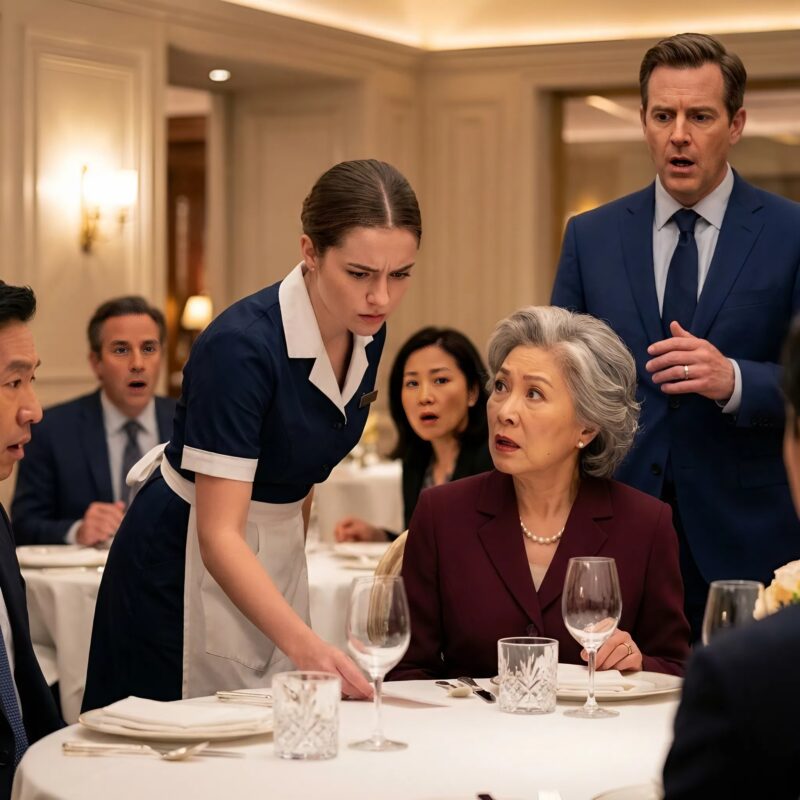 They laughed at the elderly woman because she did not speak the local language, but when the modest waitress suddenly answered her in flawless Japanese, the laughter instantly stopped