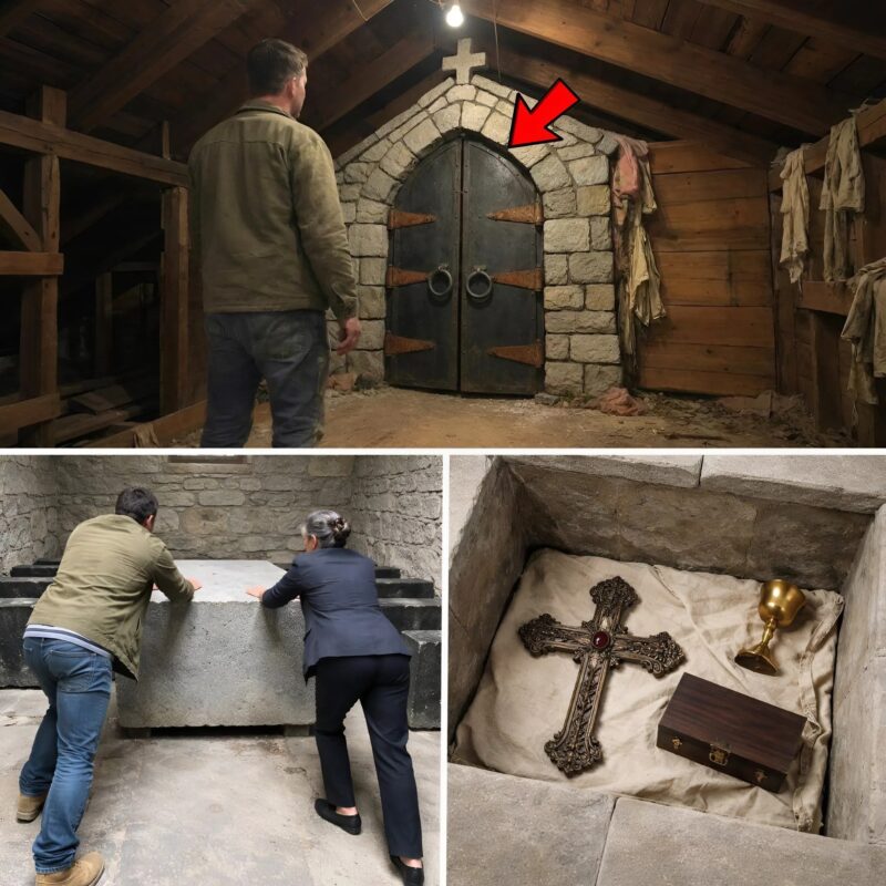 I bought an old house and for several weeks I went up to the attic again and again, carefully inspecting every corner