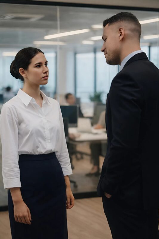 The manager humiliated the quiet intern right in front of the entire office… But just one of her phone calls changed the atmosphere — and within a minute, it wasn’t her who deserved sympathy, but the manager himself