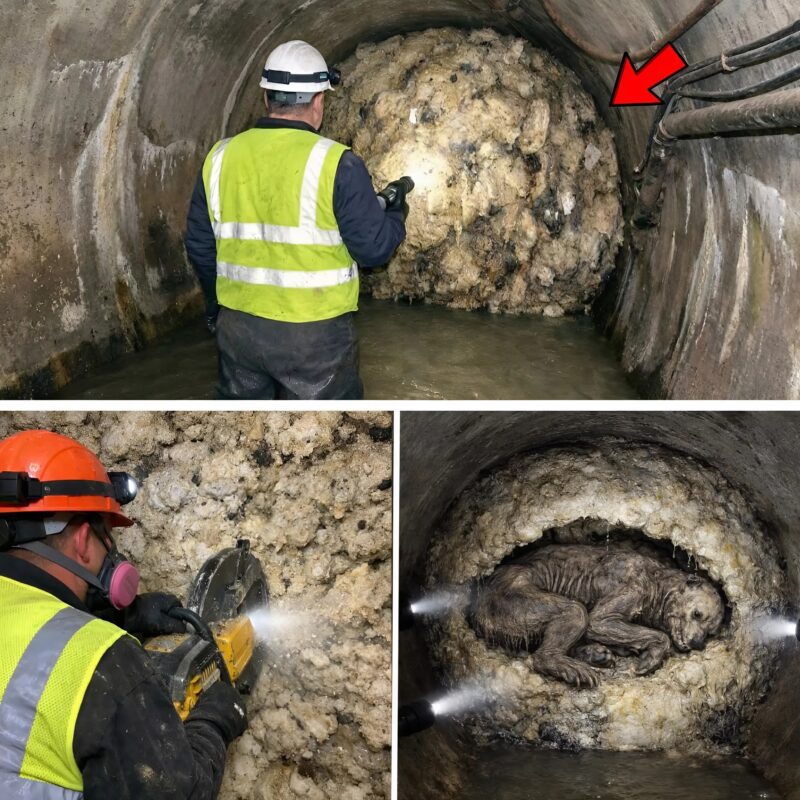 We went down into the storm sewer thinking we would simply clear another blockage, but what we saw inside made us run out of there in sheer terror