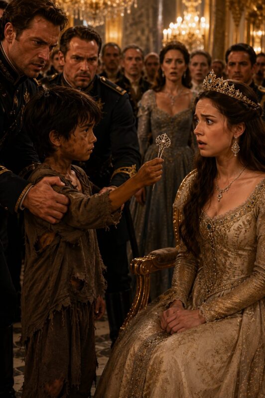“How dare you enter this place, you filthy little ragamuffin?!” — the guards had already grabbed the boy and were about to throw him out of the palace when, at that very moment, the princess noticed an ancient family hairpin in his hand and froze in horror