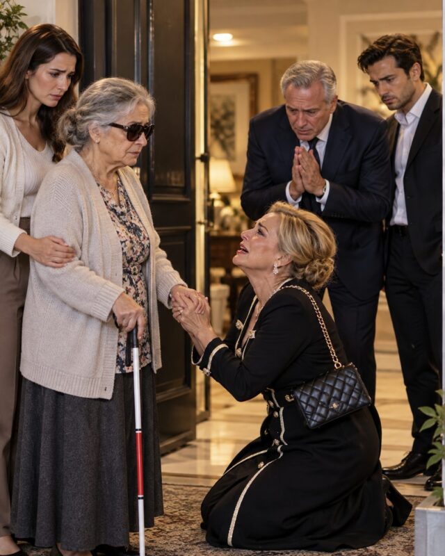 Before the wedding, my future mother-in-law poured a glass of wine over my blind mother, and my fiancé didn’t even defend her
