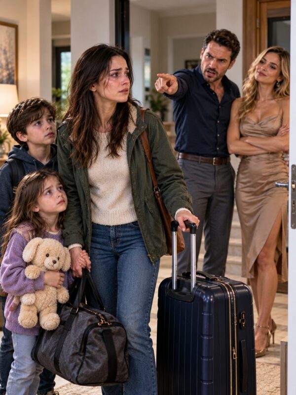 My husband kicked me out of our home for his mistress and gave me just 48 hours to leave with our two children